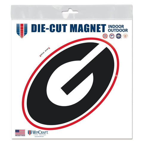 Georgia Bulldogs 6" x 6" Die-Cut Logo Magnet
