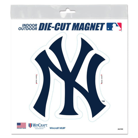 New York Yankees 6" x 6" Die-Cut Logo Magnet