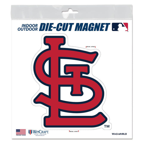 St. Louis Cardinals 6" x 6" Die-Cut Logo Magnet