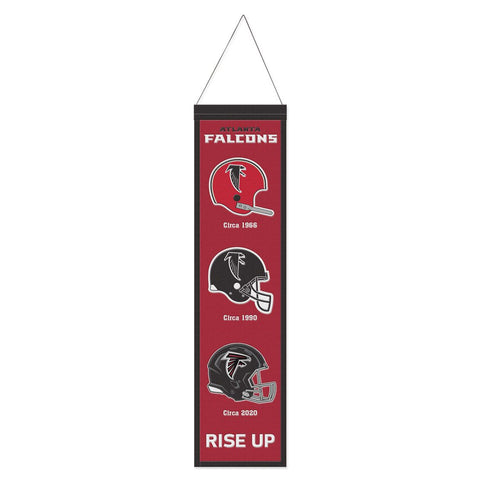 Atlanta Falcons 8" x 32" Evolution Wool Banner