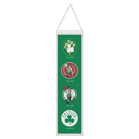 Boston Celtics 8" x 32" Evolution Wool Banner