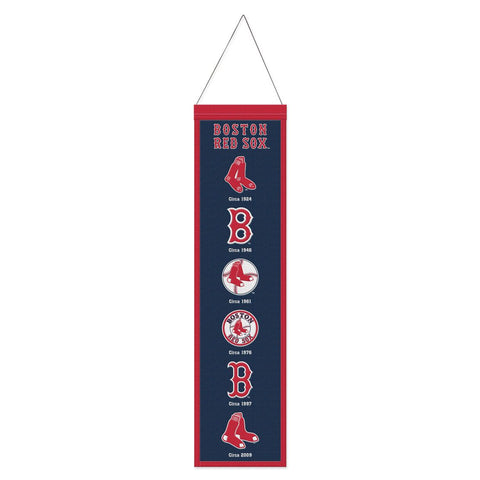 Boston Red Sox 8" x 32" Evolution Wool Banner