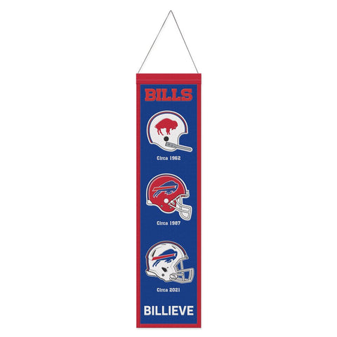 Buffalo Bills 8" x 32" Evolution Wool Banner