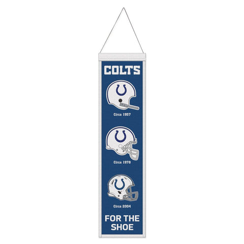 Indianapolis Colts 8" x 32" Evolution Wool Banner