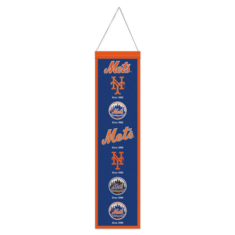 New York Mets 8" x 32" Evolution Wool Banner