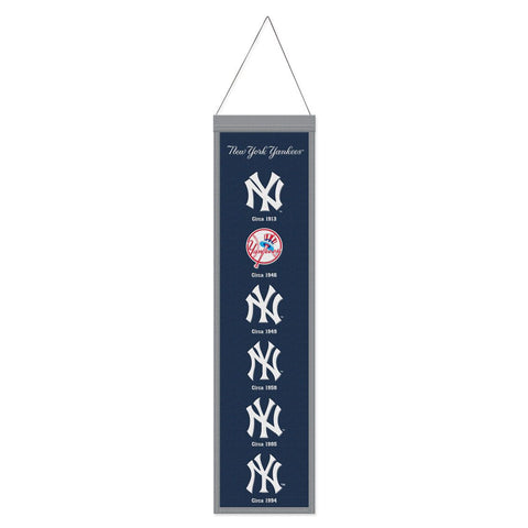 New York Yankees 8" x 32" Evolution Wool Banner