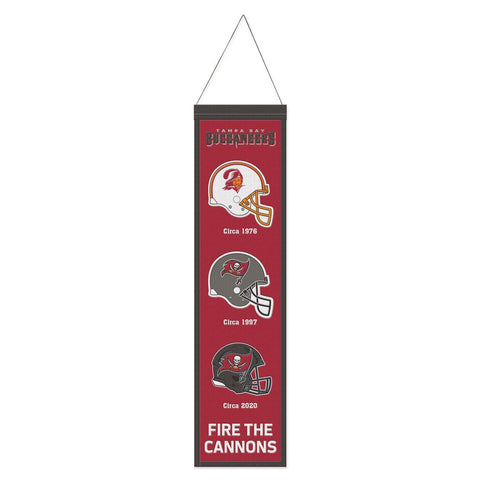 Tampa Bay Buccaneers 8" x 32" Evolution Wool Banner