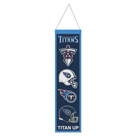 Tennessee Titans 8" x 32" Evolution Wool Banner