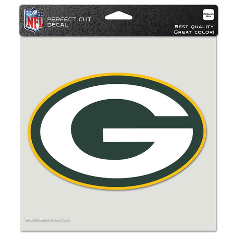 Green Bay Packers 8" x 8" Color Decal