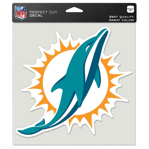 Miami Dolphins 8" x 8" Color Decal