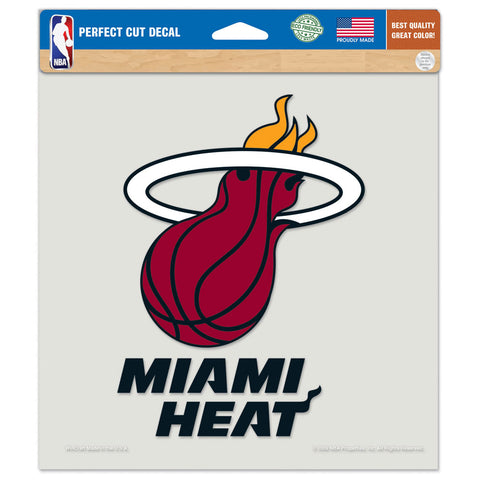 Miami Heat 8" x 8" Decal Color