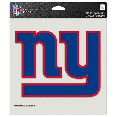 New York Giants 8" x 8" Color Decal
