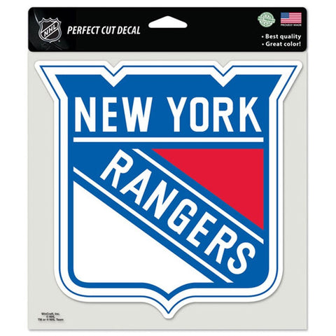 New York Rangers 8" x 8" Color Decal