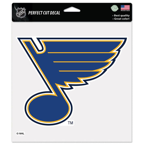 St Louis Blues 8" x 8" Color Decal