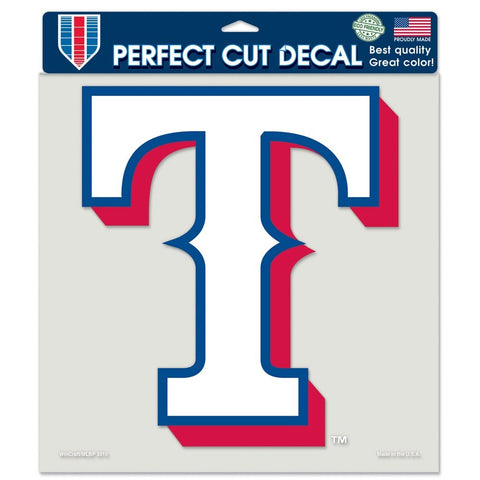 Texas Rangers 8" x 8" Color Decal
