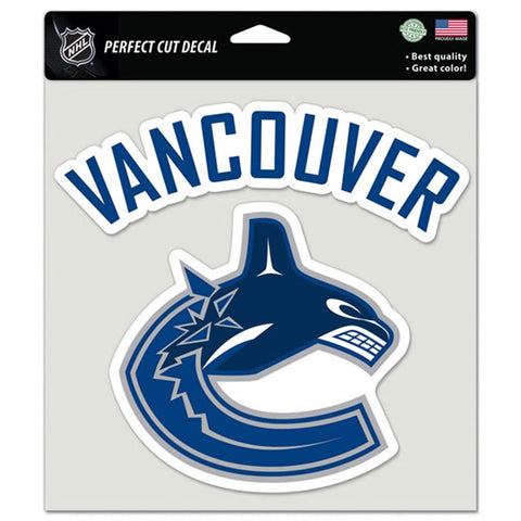 Vancouver Canucks 8" x 8" Color Decal