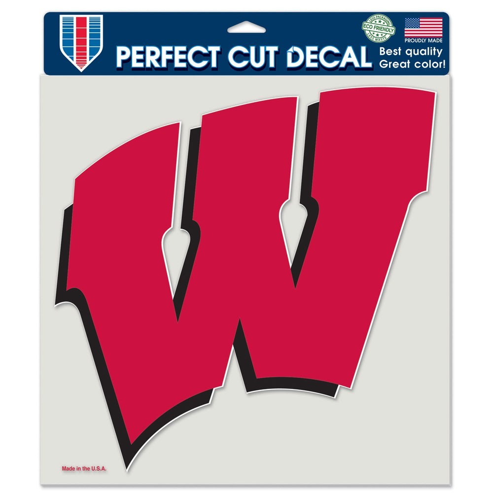 Wisconsin Badgers 8" x 8" Color Decal