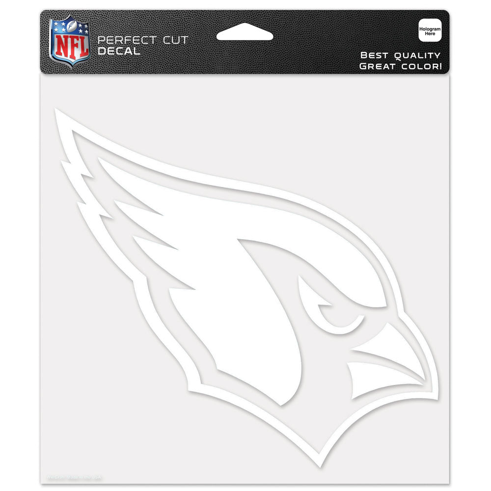 Arizona Cardinals 8"x8" Decal White