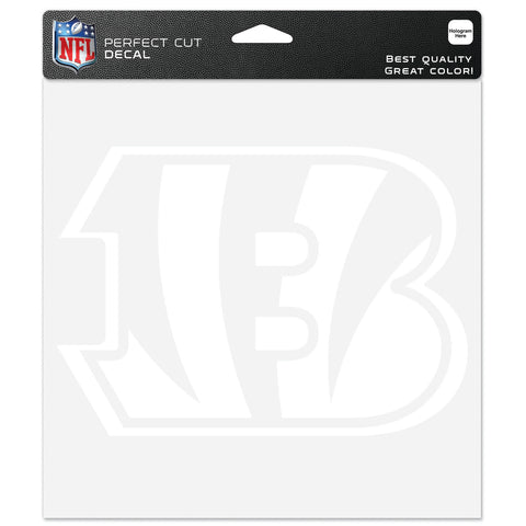 Cincinnati Bengals 8"x8" Decal White