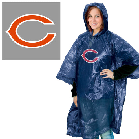 Chicago Bears Adult Poncho