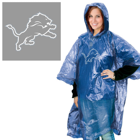 Detroit Lions Adult Poncho