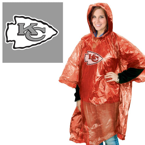 Kansas City Chiefs Adult Poncho