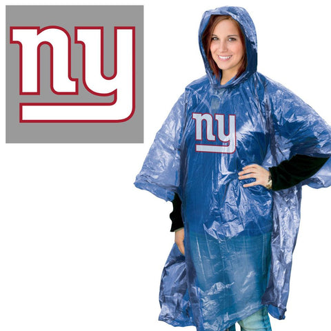 New York Giants Adult Poncho