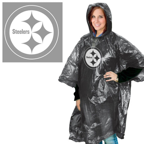 Pittsburgh Steelers Adult Poncho