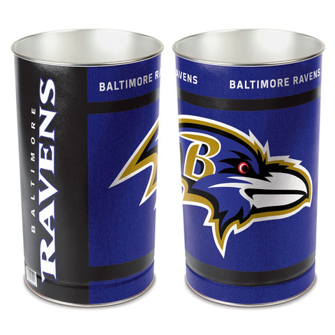 Baltimore Ravens Trash Can