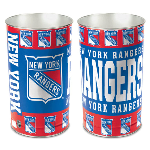 New York Rangers Trash Can