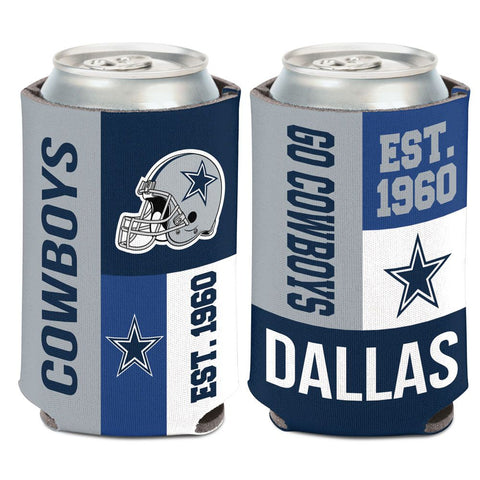 Dallas Cowboys Color Block Can Cooler