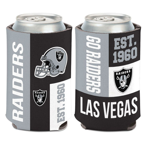 Las Vegas Raiders Color Block Can Cooler