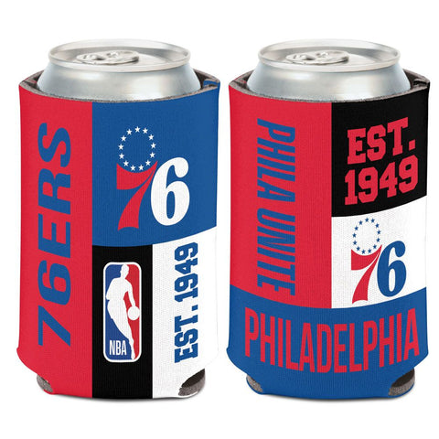 Philadelphia 76ers Color Block Can Cooler