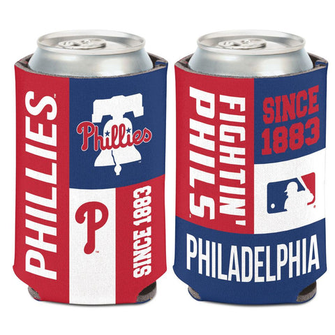 Philadelphia Phillies Color Block Can Cooler