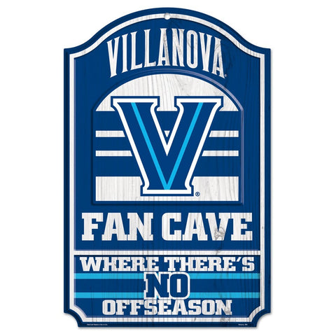 Villanova Wildcats Fan Cave "No Offseason" Wooden Sign