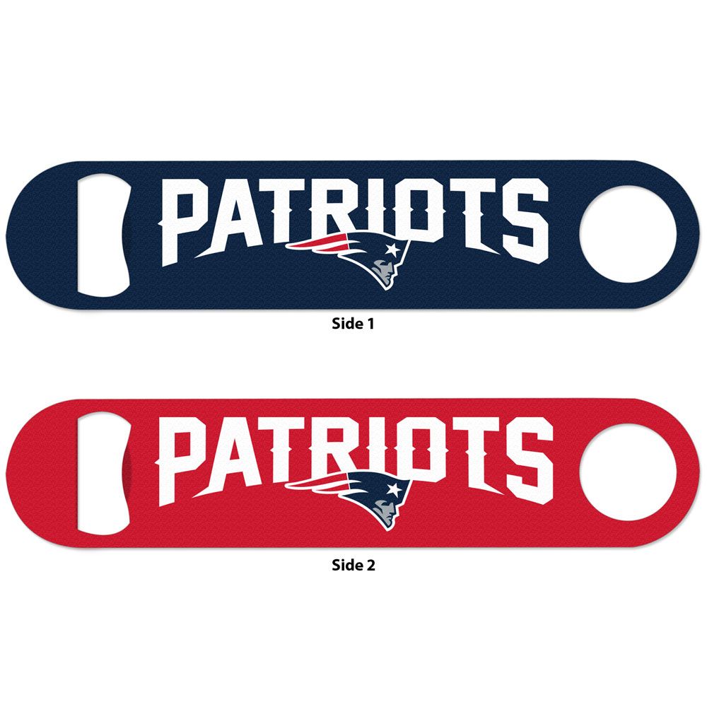 New England Patriots Flat Metal Bottle Opener