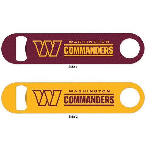 Washington Commanders Flat Metal Bottle Opener