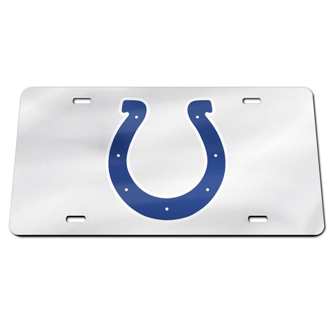 Indianapolis Colts Laser Engraved License Plate - Mirror Silver