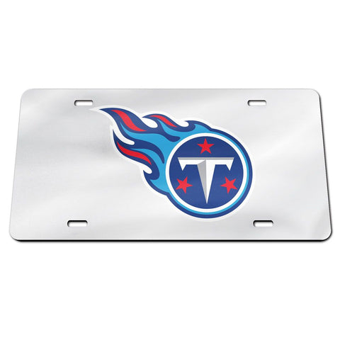 Tennessee Titans Laser Engraved License Plate - Mirror Silver