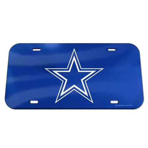 Dallas Cowboys Laser Engraved License Plate - Blue