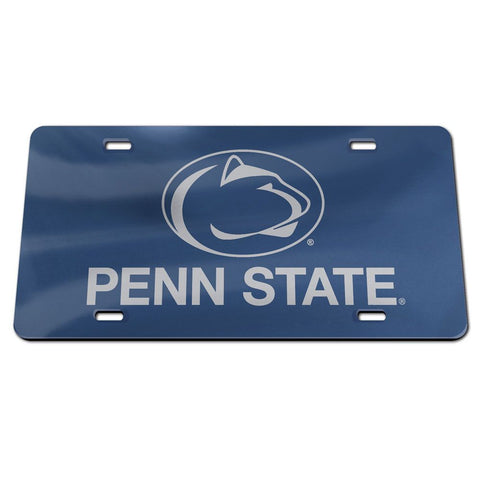 Penn State Nittany Lions Laser Engraved License Plate - Blue