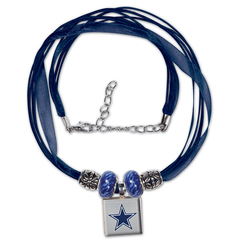 Dallas Cowboys Lifetiles Ribbon Necklace