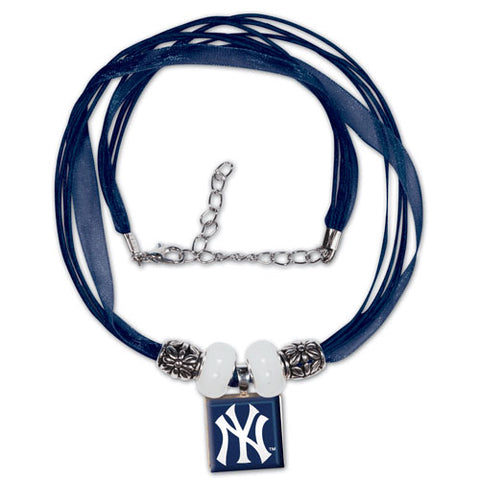 New York Yankees Lifetiles Ribbon Necklace