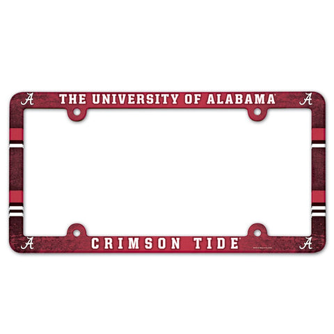 Alabama Crimson Tide Plastic Frame Color