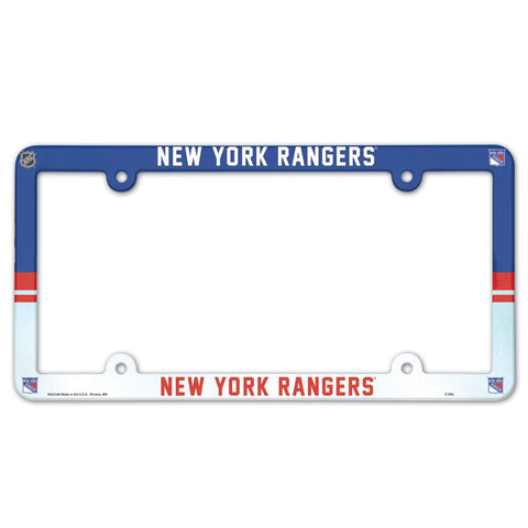 New York Rangers Plastic Frame Color