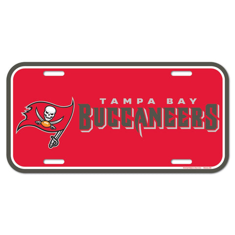 Tampa Bay Buccaneers Plastic License Plate