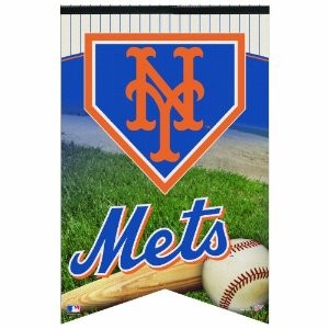 New York Mets Rollup Felt Banner