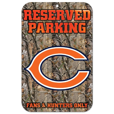 Chicago Bears Realtree Reserved Parking Sign