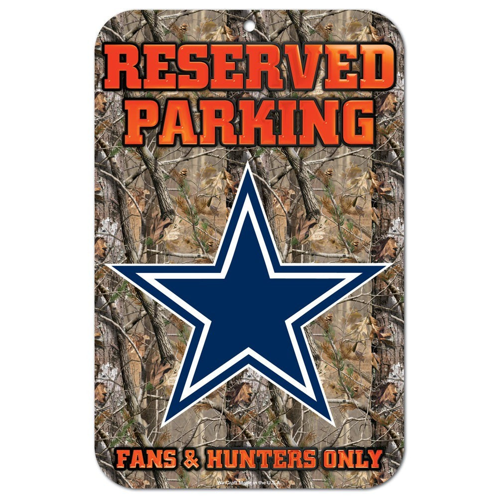 Dallas Cowboys Realtree Reserved Parking Sign
