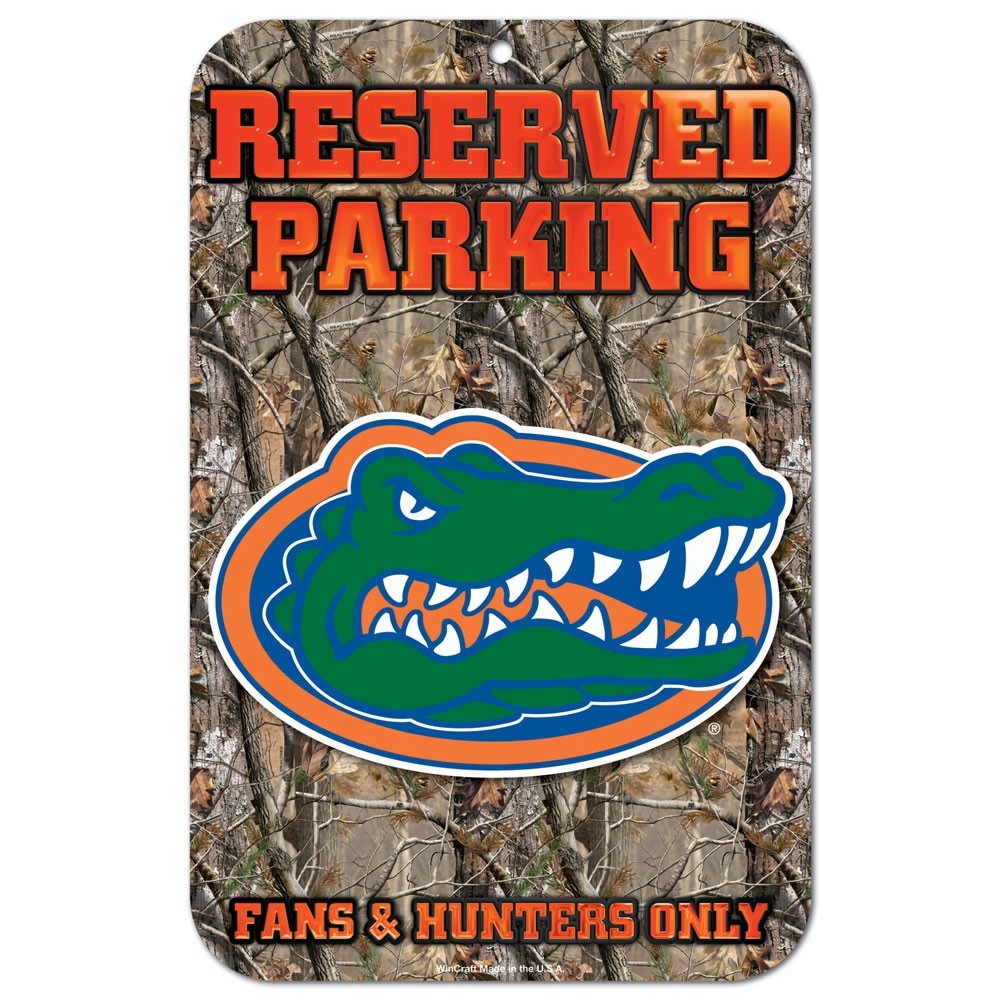 Florida Gators Realtree Reserved Parking Sign